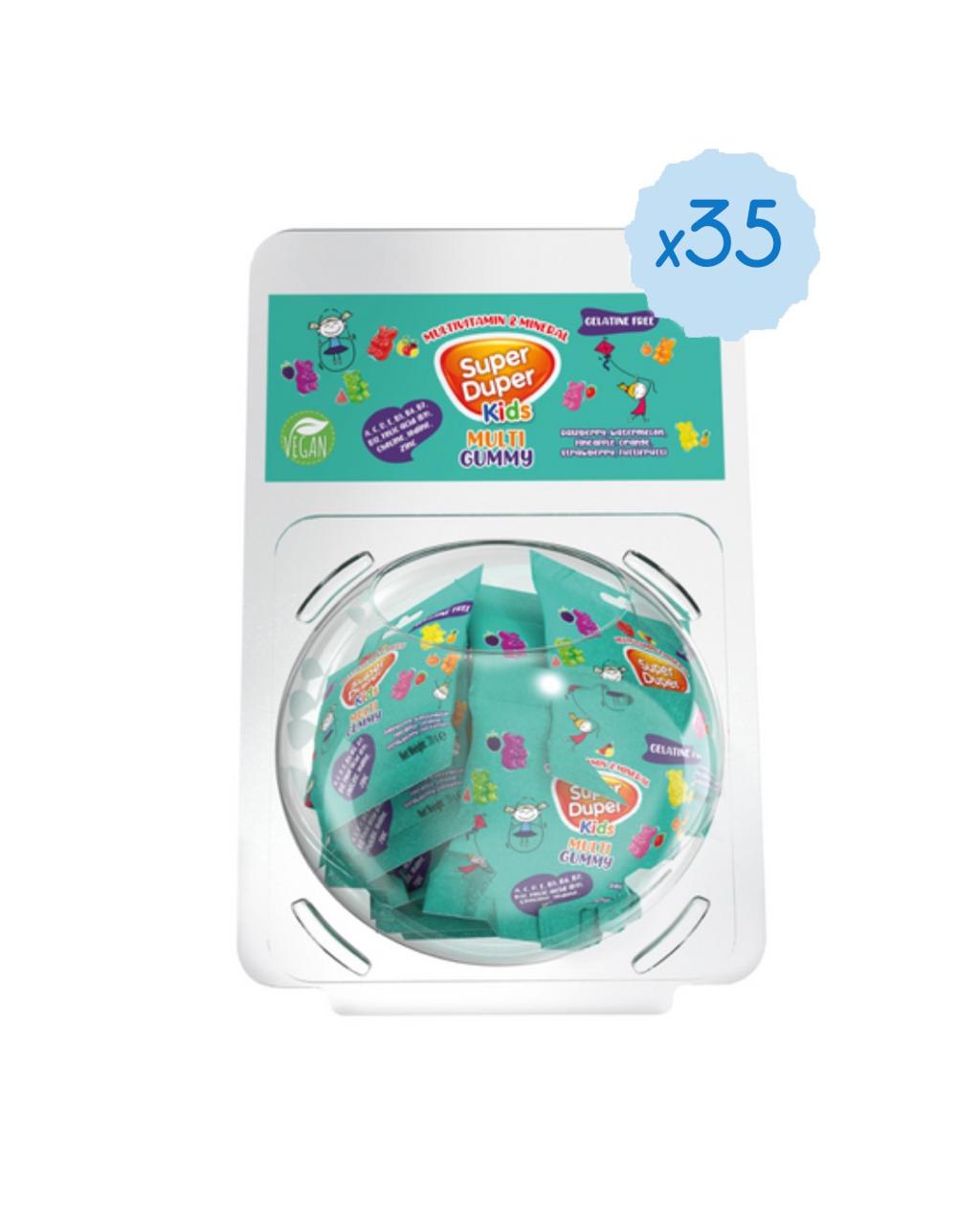 Super Duper Kids Multivitamin gummies Jar