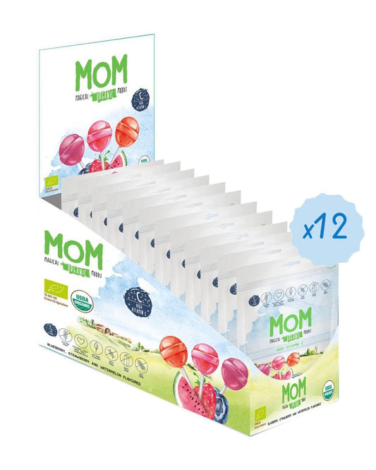 MOM Organic Lollipops - 12 Bags