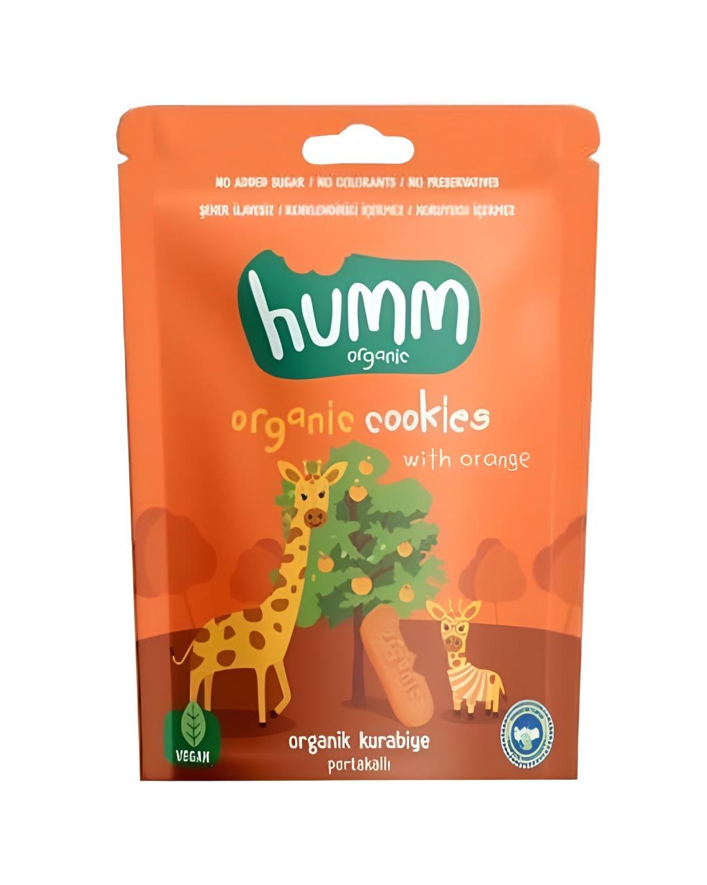 Organic Vegan Orange Cookie - 55G
