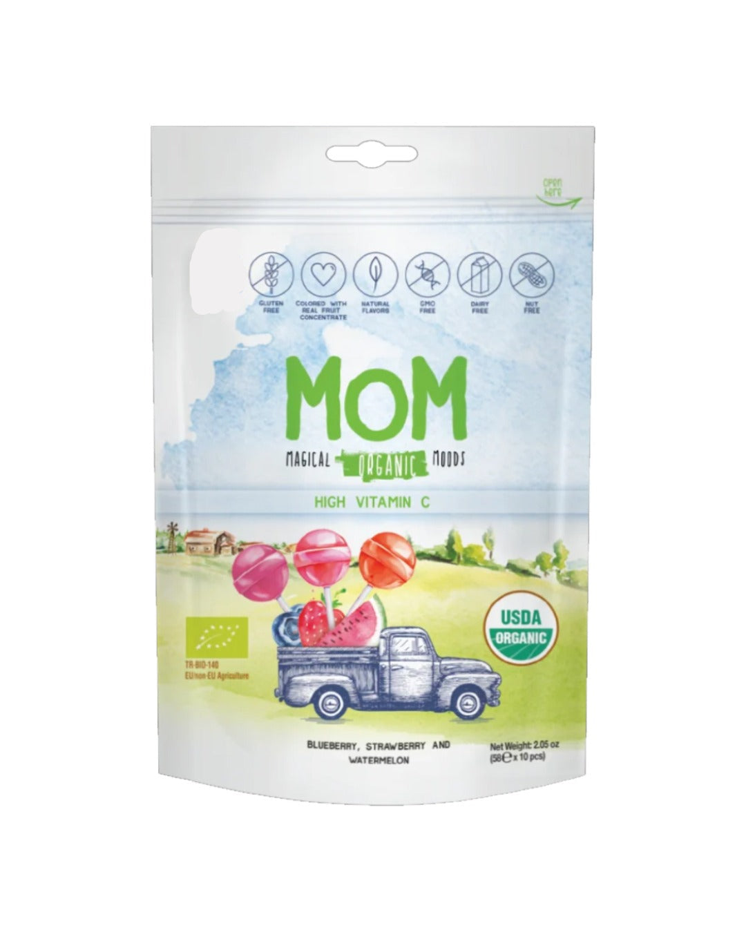 MOM Organic Lollipops