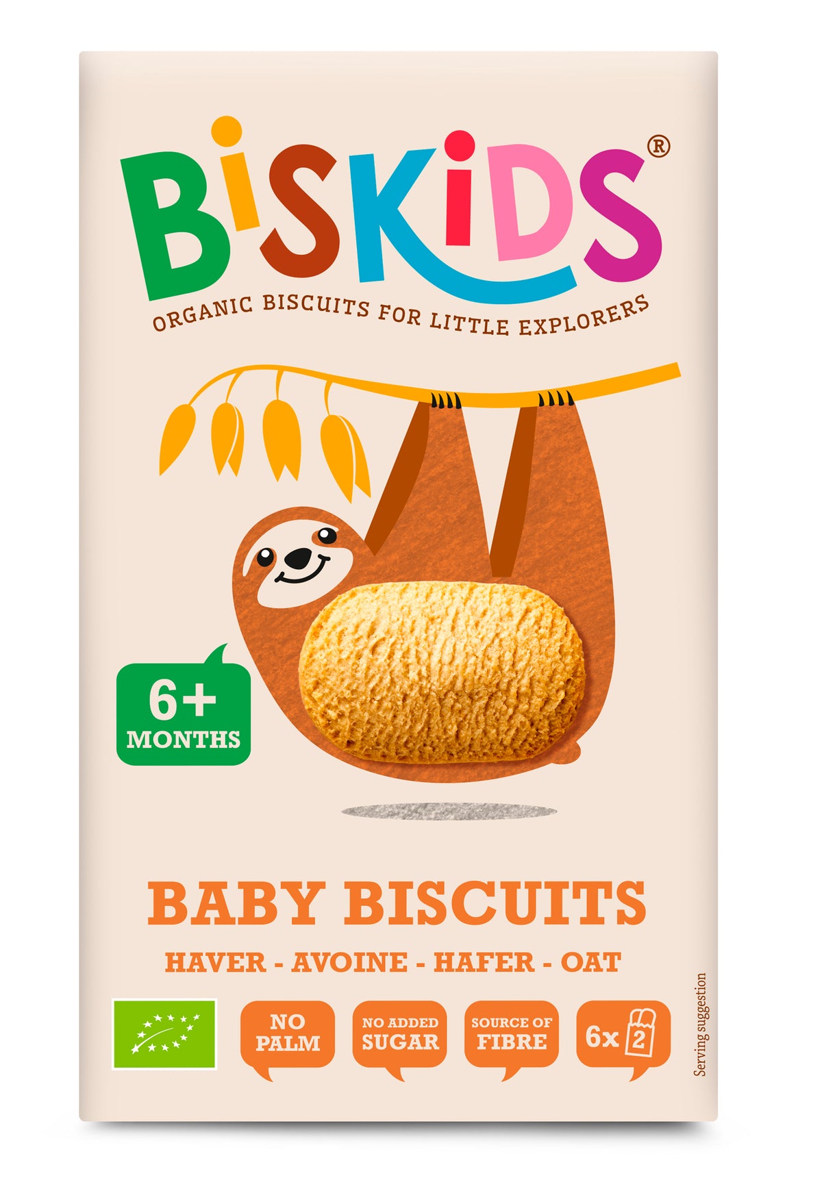 Biskids Organic Baby Biscuits Oat 6m+ – 120G