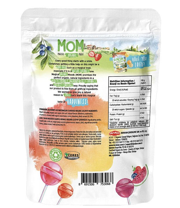 MOM Organic Lollipops