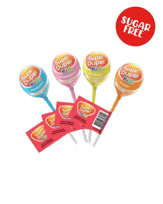 Super Duper Zero Sugar Multivitamin Lollipops