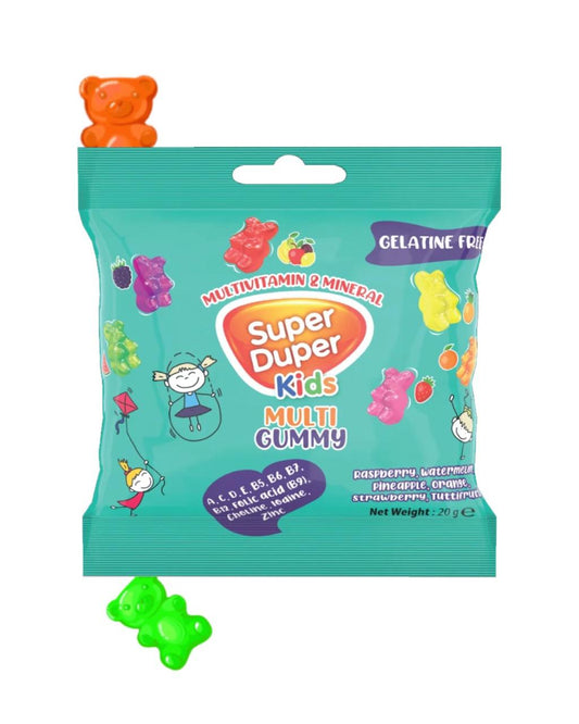 Super Duper Kids Multivitamin Gummies - Bag