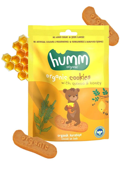 Organic Honey & Quinoa Cookies – 55G