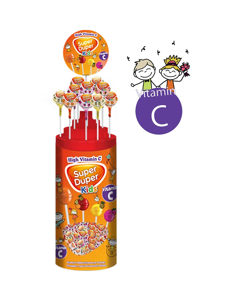 Super Duper Kids Vitamin C Lollipop-Stand