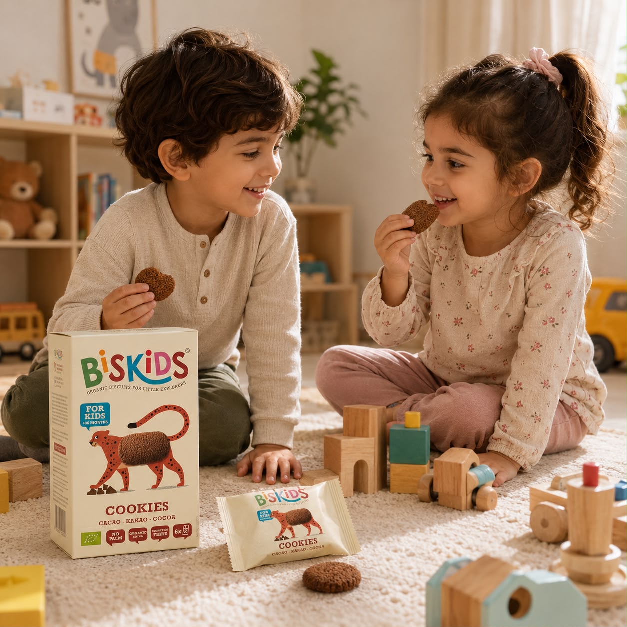 Biskids Organic Cookies Cacao – 120G